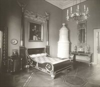 Das „Empirezimmer“ war Ausstellungsort der großherzoglichen Schlafzimmermöbel