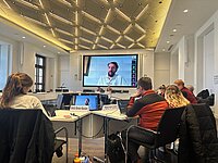 Aladin El-Mafaalani bei seinem Vortrag vor der Kommission