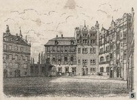 Gestaltungsentwurf zum Umbau des Schlosses im 19. Jahrhundert durch Gheert Evert Piloot