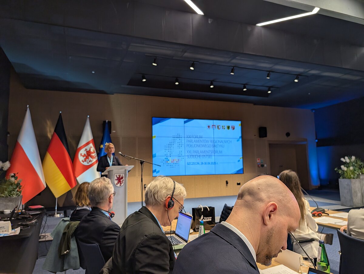 Rede der Präsidentin Birgit Hesse © Landtag MV