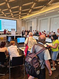 Die Präsentation der Arbeit des Finanzausschusses war sehr gut besucht.