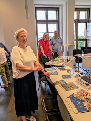 Vizepräsidentin Elke-Annette Schmidt, stell. Vors. Prof. Dr. Robert Northoff, MdL, Sebastian Ehlers, MdL