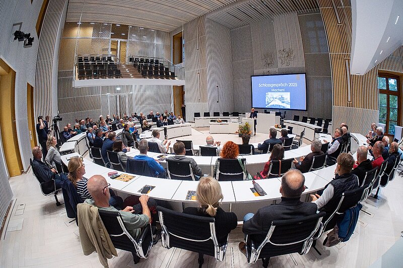  Plenarsaal des Schweriner Schlosses