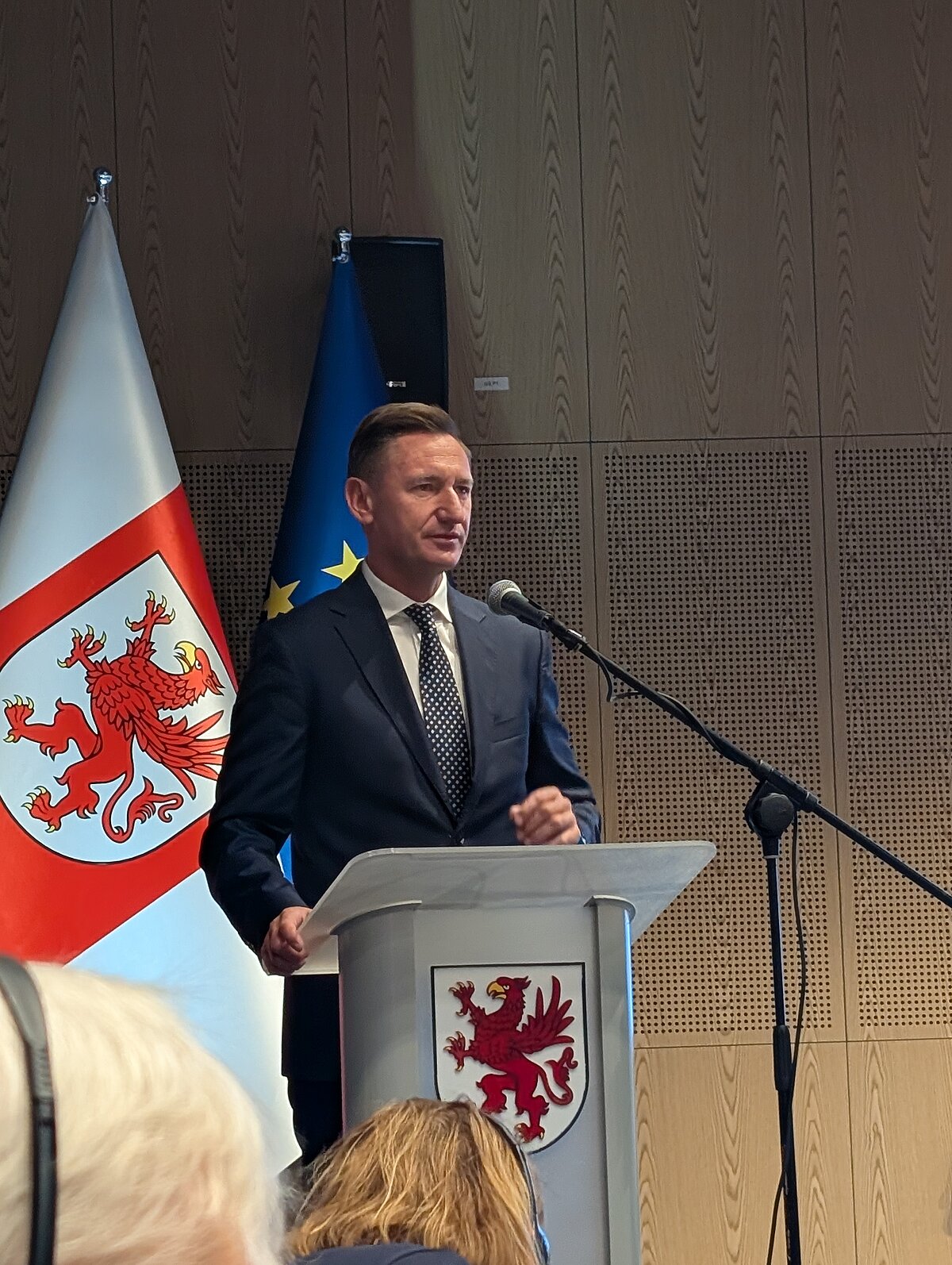 Marschall der Woiwodschaft Westpommern Olgierd Geblewicz © Landtag MV